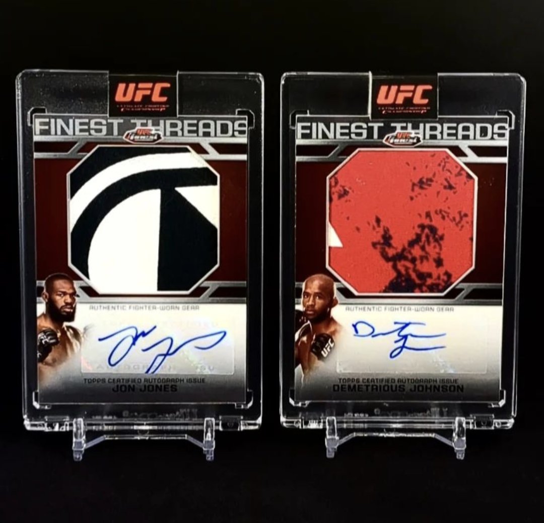 2013 Topps UFC Finest Jumbo Threads Patch Auto from two goats 🐐🐐

#ufccards