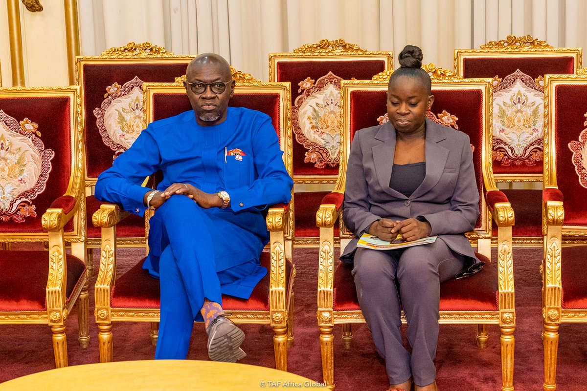 TafNjie's tweet photo. #Africa Diaspora Health Services from the #USA &amp; #UK are in The #Gambia to discuss how to collaborate and improve the nation's healthcare system. @BarrowPresident thanked them for making the decision to travel to Gambia &amp; welcomed the idea of working with them. @tafafricaglobal https://t.co/P6fivX7voL