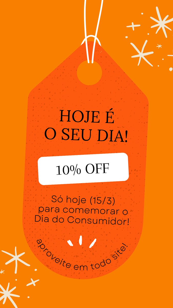 dia do consumidor e o site tá todo 10% off!!🔥🔥🍊🍊
clica no link e garanta já suas peças favoritas num precinho ainda melhor
🔗 orangecompany.com.br