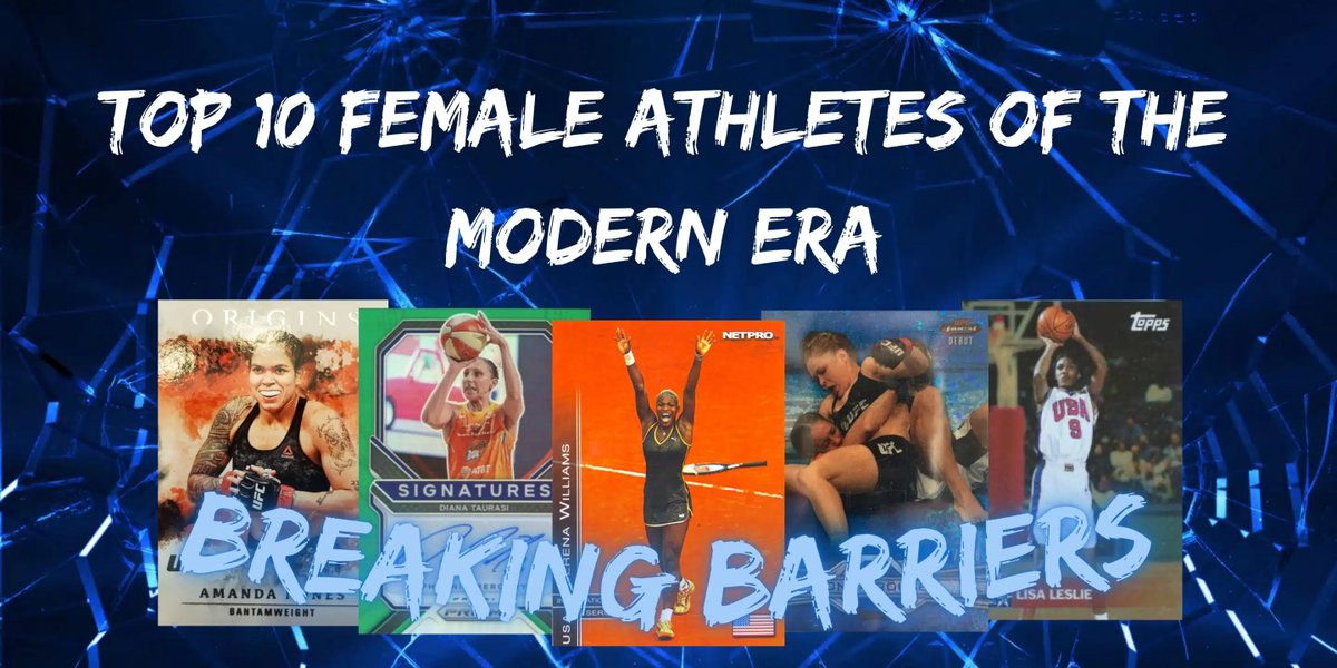 GTSDistribution's tweet photo. In celebration of #WomensHistoryMonth we present our take on the Top 10 Female Athletes of the Modern Era in the latest Breaking Barriers feature from @LibbyKoch1  https://t.co/qzHPmTDJ4W #TheHobby https://t.co/ca1e7WPjPR