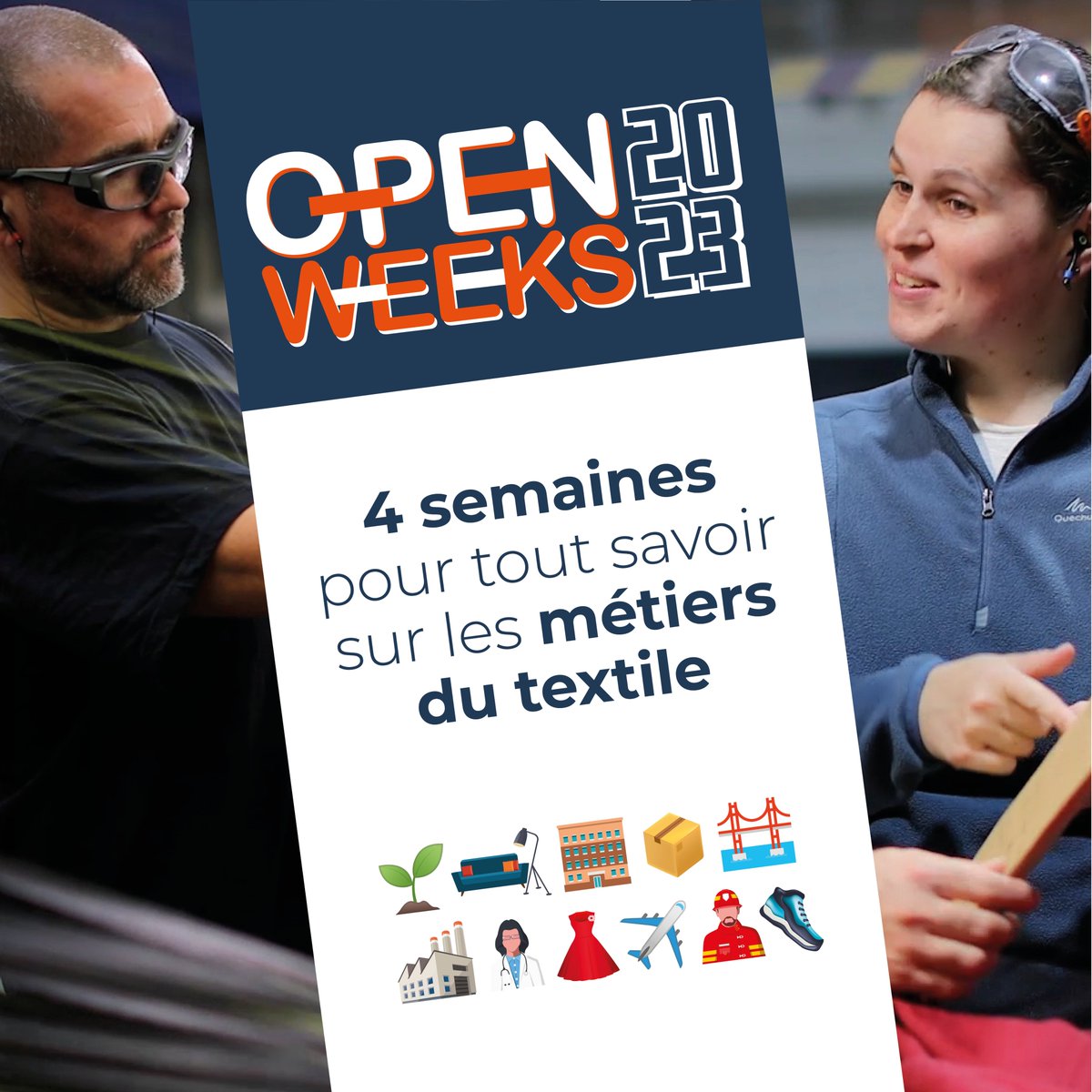 UNITEX AuRA (@unitex_aura) on Twitter photo Les #OpenWeeks <a href="/FrenchTexOff/">French Tex Officiel</a> reviennent pour une 3ème édition !
L'événement #emploi-#formation 100% digital valorise l’orientation et l’insertion dans ce secteur qui recrute.
Découvrez la filière #textile sous un nouvel angle sur frenchtex.org Les #OpenWeeks <a href="/FrenchTexOff/">French Tex Officiel</a> reviennent pour une 3ème édition !
L'événement #emploi-#formation 100% digital valorise l’orientation et l’insertion dans ce secteur qui recrute.
Découvrez la filière #textile sous un nouvel angle sur frenchtex.org