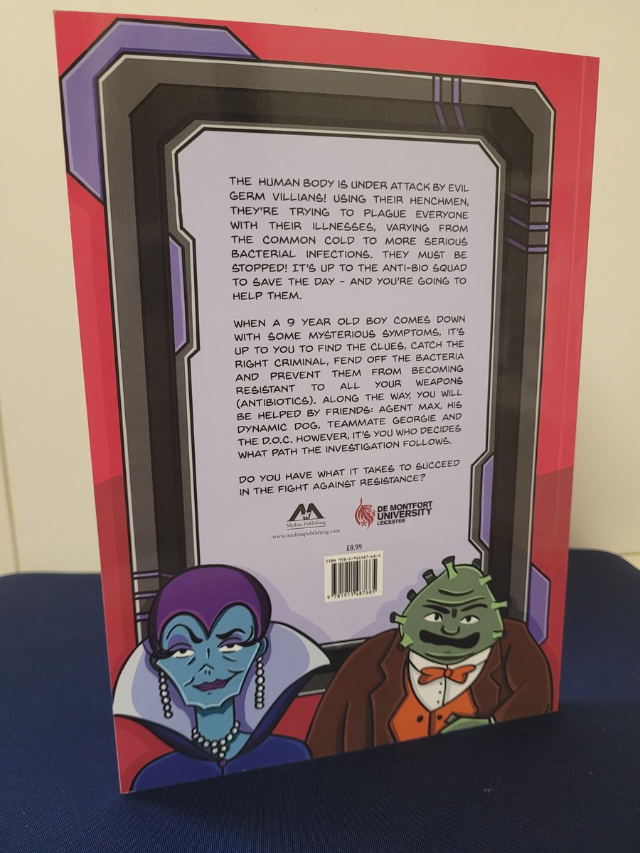 germsjourney's tweet photo. Our AMR graphic novel is finally here🥳
This pathfinder novel takes children on an exciting adventure as they take down evil germ villains! Can they succeed in the the Fight Against Resistance?💊
Order your copy and find out: https://t.co/pHwLWQvkKa https://t.co/stg62lHgl0