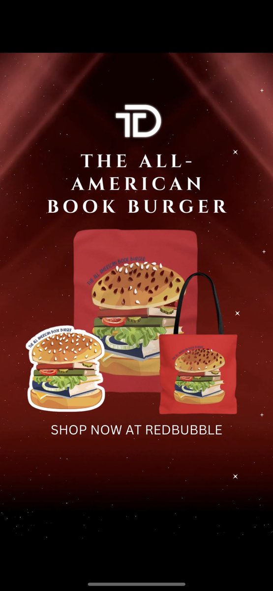 The All American Book Burger is a must for book lovers around the world. #book #books #merch #authorscommunity #writer #merchadise #writercommunity #writers #writerscommunity  #booktwt #booklovers #author #tmdaliggr #authorscommunity #lovebooks #burger #foodie #Foodies