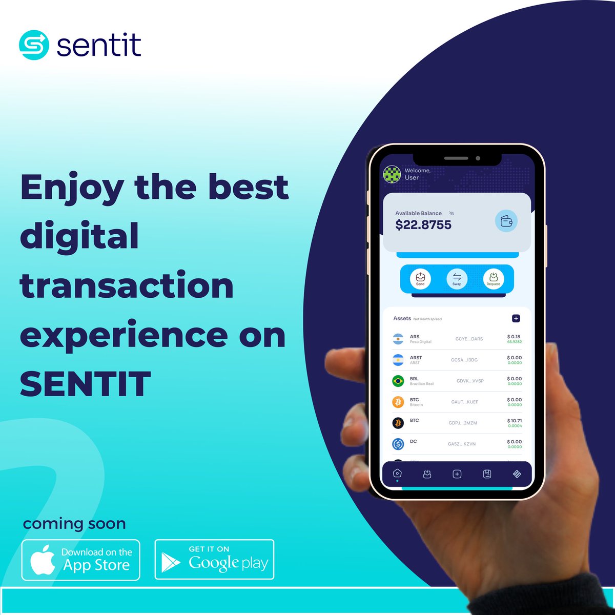 Sentit_official's tweet image. Everyone deserves an easy payment and fast transactions 

#sentit #easytransaction #easypayment #Bankcollapse