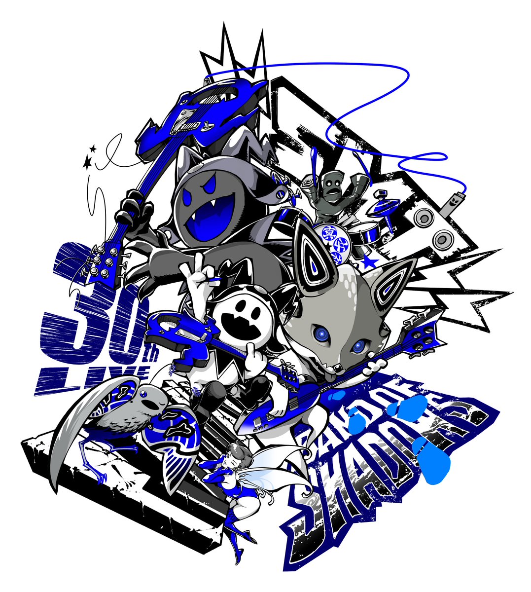 「Shin Megami Tensei 30th  Band of Shadows」|Final Weaponのイラスト
