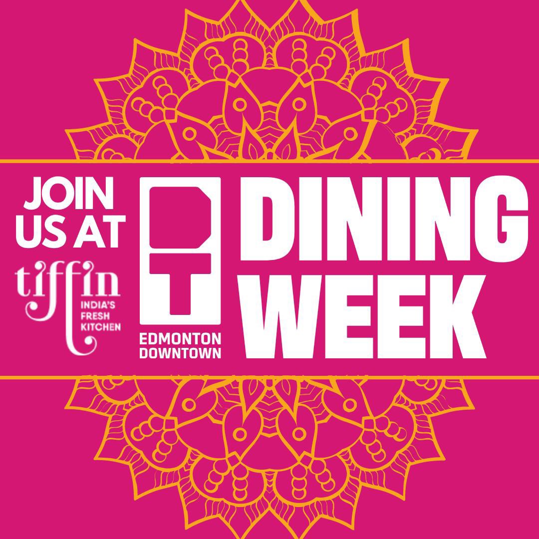 tiffinfresh's tweet photo. We're excited to be part of #DowntownDiningWeek! We have two amazing combo's for you to enjoy for ONLY $20 each!
Combo 1
Tiffin 2 with Garlic Naan & canned pop
OR
Combo 2
Fish Pakora with Plain Naan & Mango Lassi
Downtown Dining Week runs March 15-26. @edmontondtwn #yegfood https://t.co/Wigx5hf0Fe