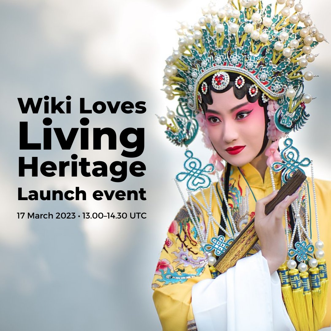 Now published on the @UNESCO #IntangibleCulturalHeritage website!

Join for the official launch this Friday, March 17, 2023, at 13:00 UTC. Learn more at bit.ly/3yH7pLs #EuropeanHeritageDays #WikiLovesLivingHeritage  @avoinGLAM