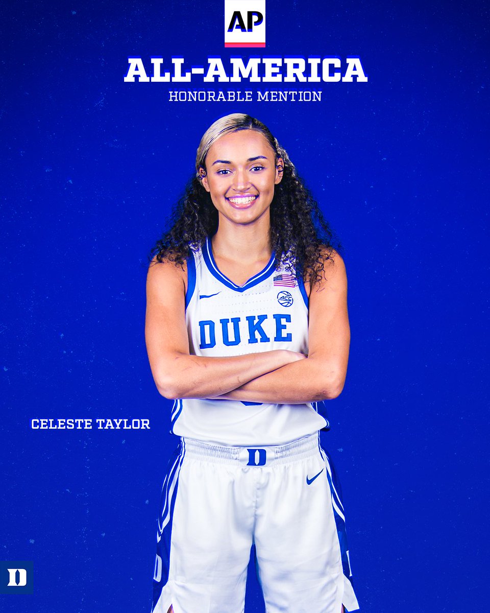 DukeWBB's tweet photo. CT earns AP All-America honors!! 🇺🇸😈 https://t.co/yD0O0iQLFh