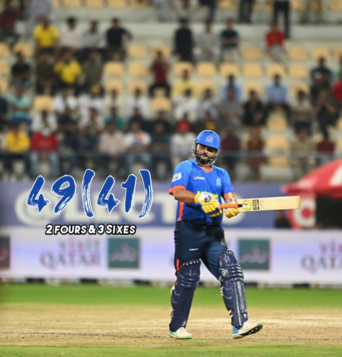 DhoniRainaTeam's tweet image. Suresh Raina showdown in Legend&apos;s League ❤️🔥

#SureshRaina #LLCT20 #LLCMasters @ImRaina