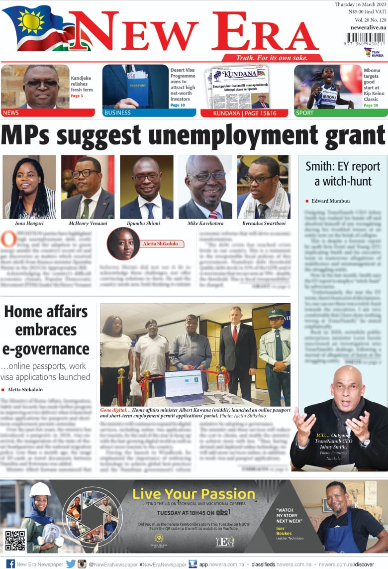 New Era Newspaper on Twitter "Tomorrow's front page"