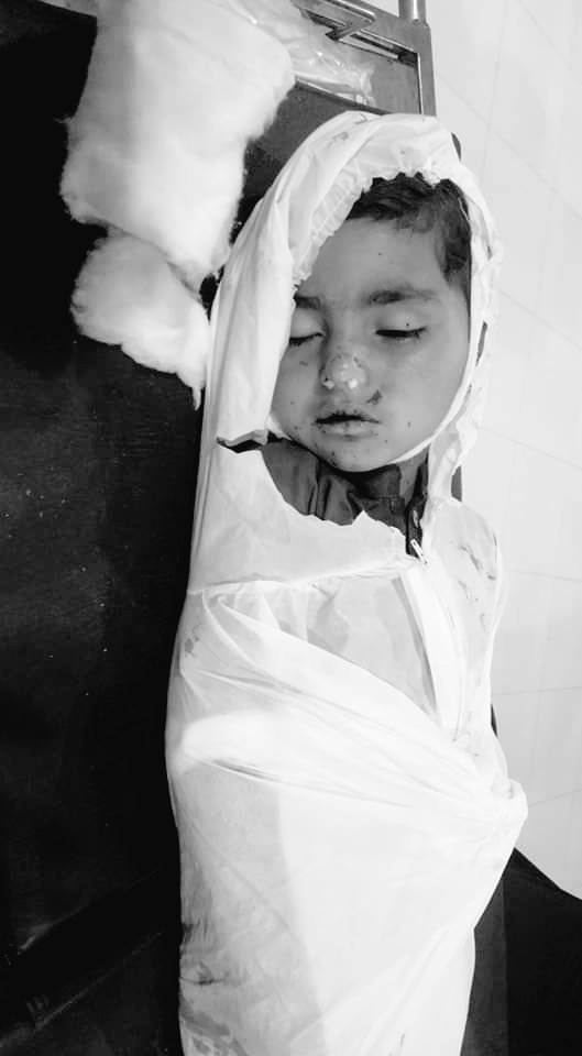 AlamZaibPK's tweet photo. Photo of collateral damage
In this Dollars War, Generals earned billions of $, we Picked up thousands of dead bodies of innocent children. 
In the drone attack in Zangara SWTD, Ilham ullah s/o Shukat ullah age 5 years old &amp; Shahid ullah s/o Hafiz ullah age 6 years old, are killed https://t.co/lsbanAQzgr