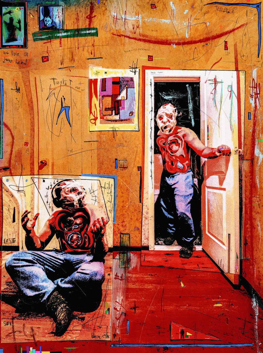 "Are ya losing, son…"

we're  all  just  working  on  the  mistakes  our  fathers  made...however,  the  draft  that  we  are,  may  be  spoiled...take  one  step,  take  the  second...ERROR...ERROR...ERrOr...ER....Ror/./,/.'./...,,,../././3#&amp;$

Available on <a href="/SuperRare/">SuperRare</a>