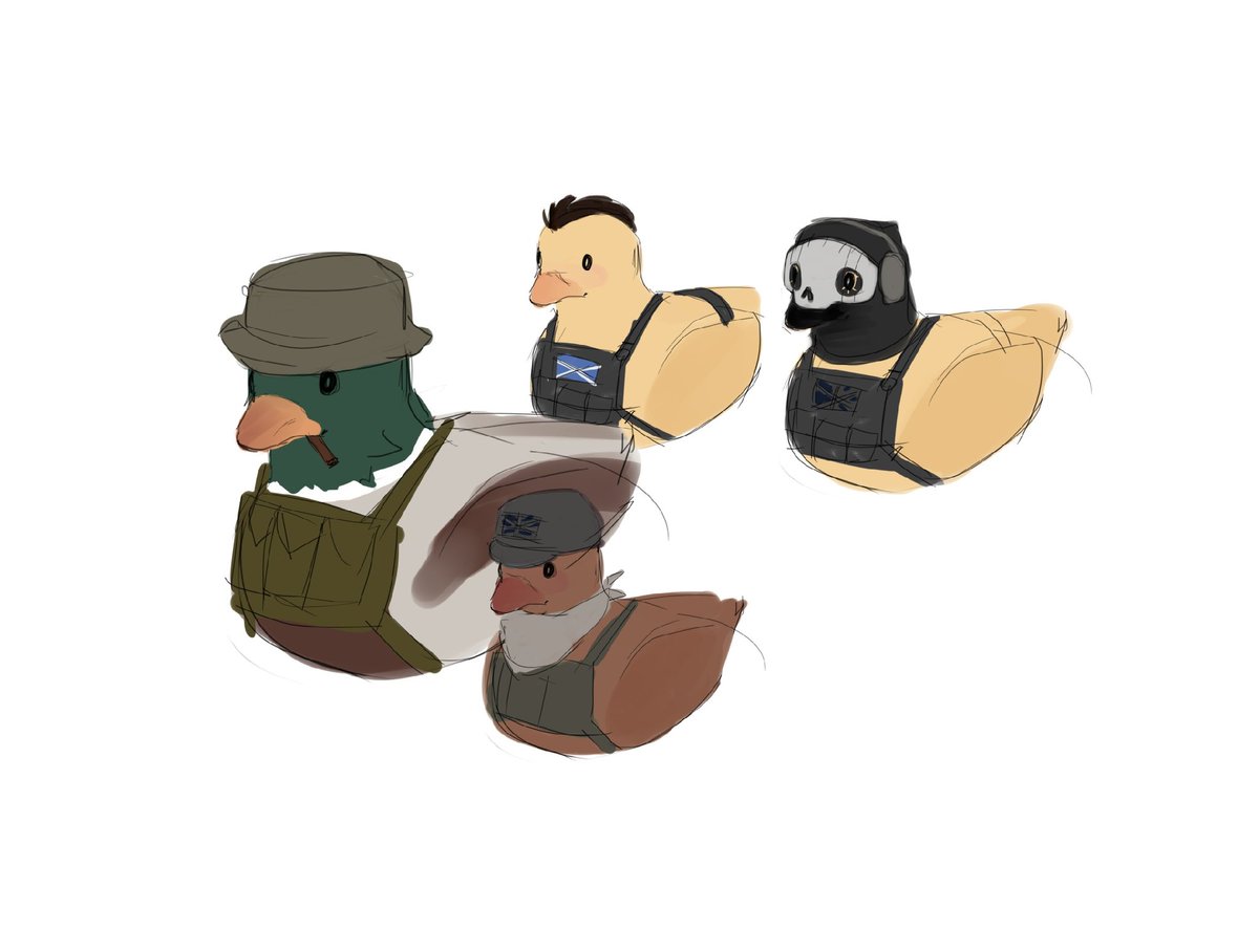 no_CH_ka's tweet photo. #cod #MWII #price #JohnPrice #soapmactavish #soap #ghost #SimonGhostRiley #gaz 
Duck family 🥺 https://t.co/DgrUDQj5Y6