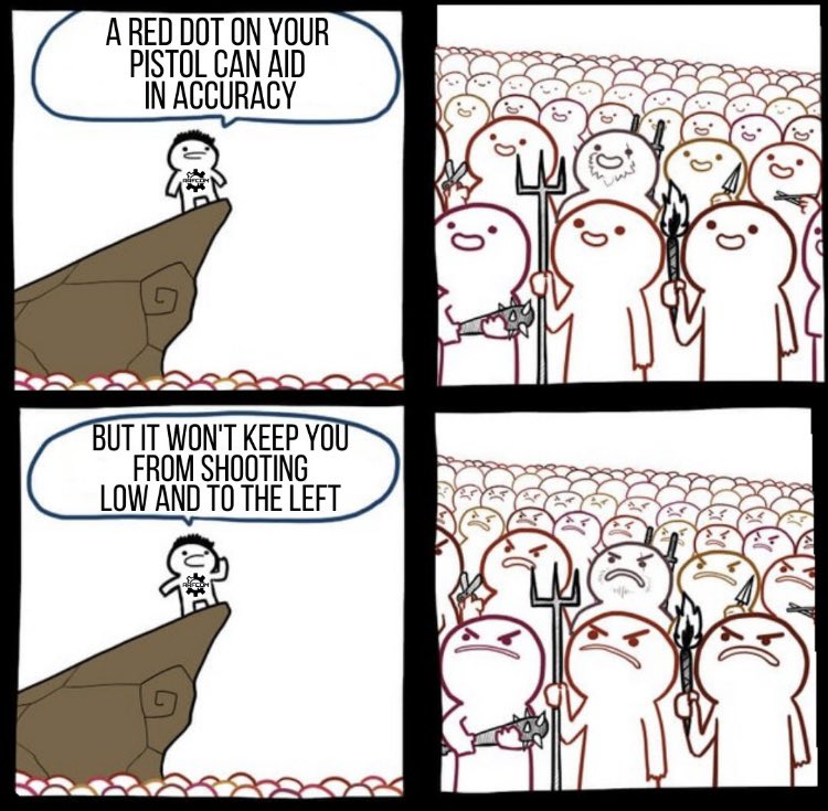 VersacarryUSA's tweet image. This may or may not be true😗

#pewpew #edc #versacarry #meme #reddot