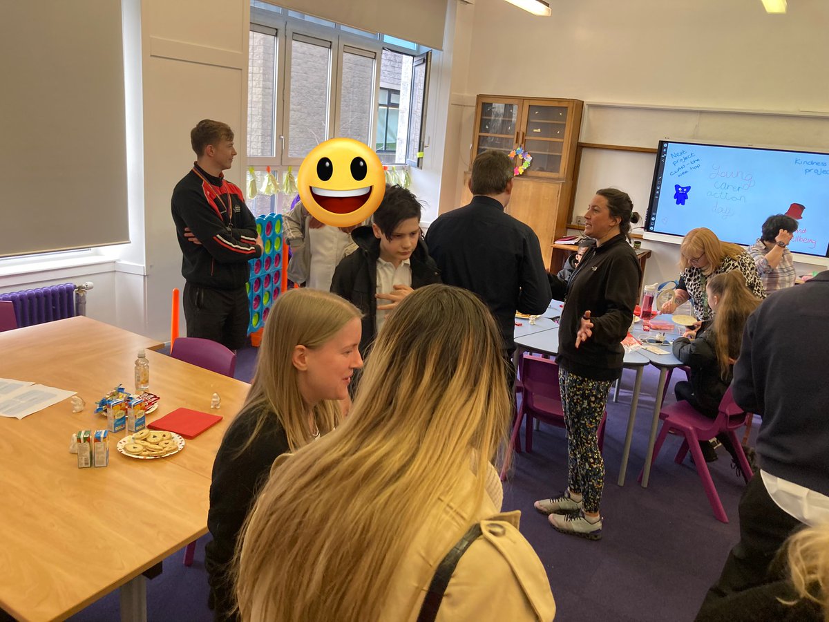 StCarers's tweet photo. Busy day today celebrating #YoungCarersActionDay . A special break with staff taking time to talk to our young carers. 1 of 2 https://t.co/bO18OpifXw