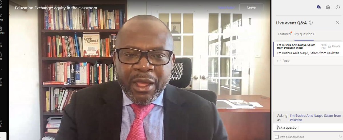 banaqvi's tweet image. with all other moderators, glad to see @tabinda from🇵🇰. and our lovely lead @Rabeccapicton
#EduExch2023
#ConnectedByLearning
#AttendingNow