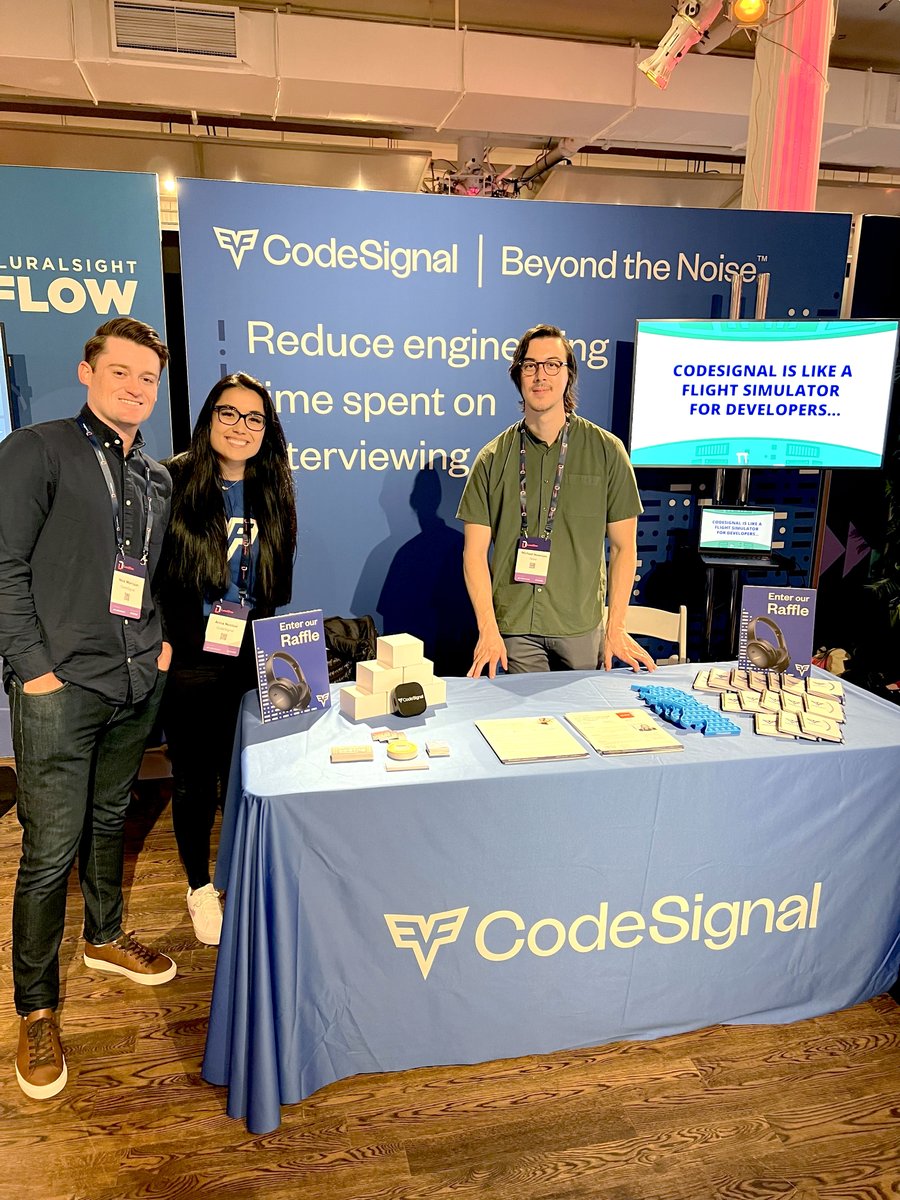 We're here at #LeadDevNewYork! 🏙

We'd love to see you! Stop by CodeSignal's booth to meet our team. @TheLeadDev