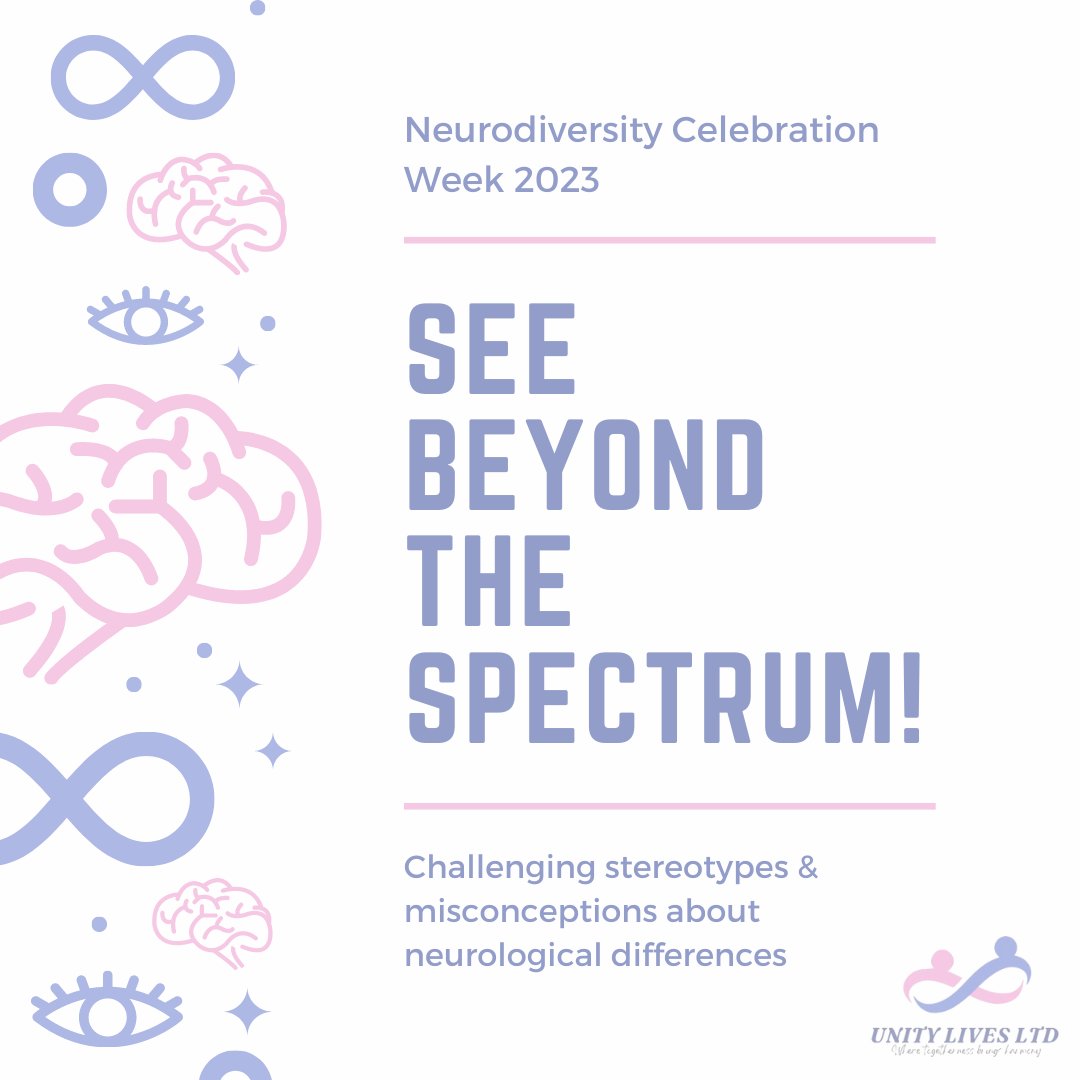 ltd_lives's tweet photo. This week is #neurodiversitycelebrationweek ! Here at Unity Lives, we understand how important it is to challenge the stereotypes and misconceptions about neurological differences, and our staff demonstrate daily their commitment to achieving this goal. https://t.co/o65ljJBuF1