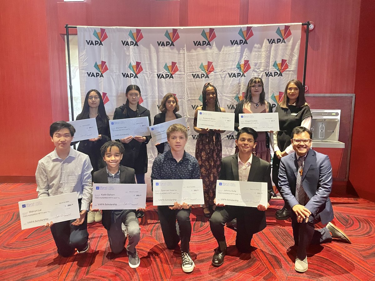 Celebrating the 2023 VAPA Spotlight Award Winners! 🎉 We are proud to have sponsored scholarships for young San Diego Unified students who are transforming their lives through art. @vapafoundsd <a href="/sandiegounified/">San Diego Unified School District</a>