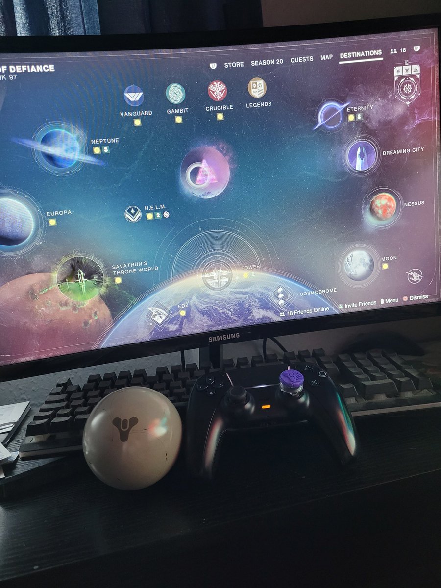 RedactedHD's tweet image. New #Lightfall #kontrolfreeks arrived, love the collectors edition with a small traveller ball, only wish it had a witness variant now #Destiny2