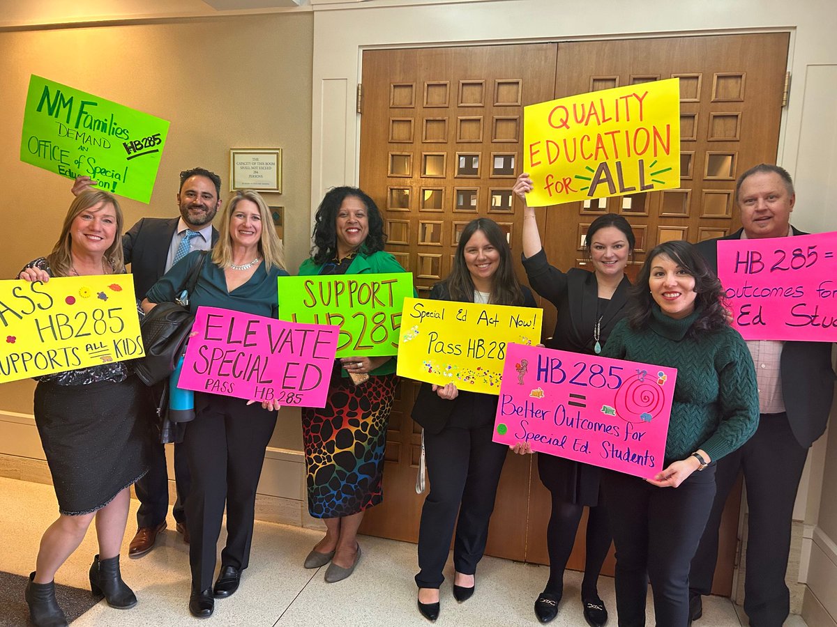 NewMexicoECECD's tweet photo. HB 285 = Better outcomes for special education students. Support the New Mexico Special Education Act!
#nmleg #nmlegis #HB285 https://t.co/Fg3s9DJsO3