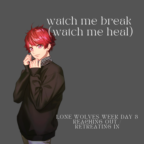 RamblingRaina's tweet photo. #LoneWolvesWeek23
day 3 | reaching out/retreating in
hi hello i bring sakuya for the lone wolves week! please enjoy! πΈ
https://t.co/O6NRp3w92y https://t.co/QckGmZGPWC