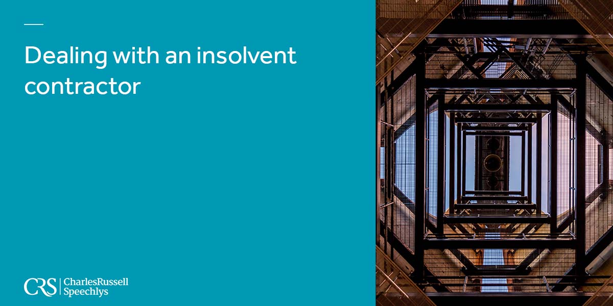 What are the indicators of contractor insolvency, and how can you manage the risk? 

Learn how to deal with an insolvent contractor by following our step-by-step guide. crs.law/OgKb50Nj0ma

#contractor #insolvency #UKconstruction