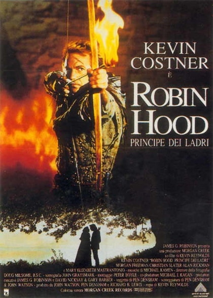 #RobinHood #PrincipeDeiLadri: esce #oggi il #film del 1991 con #KevinCostner, divento un #culto degli #anni90. #Regia di #KevinReynolds.
#SupereroiInTv
#SupereroiMagazine