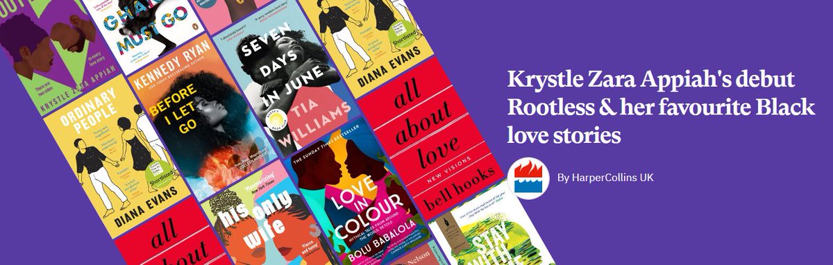 We're so excited that #Rootless by <a href="/krystlezara/">Krystle Zara (is writing book 2)</a> publishes TOMORROW! 💜💚

To celebrate, Krystle has curated a <a href="/bookshop_org_UK/">Bookshop.org</a> list featuring some of her favourite Black love stories. 

Check it out here: ow.ly/vrjM50NjewF
