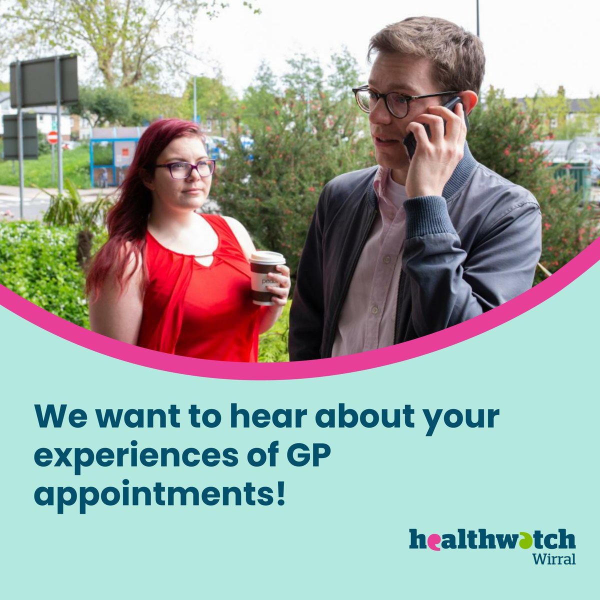 Healthwatchwirr's tweet photo. We want to hear from you about making GP appointments – what is the process like for you and your loved ones? 

Help to improve health care locally Share your thoughts by taking a quick survey: https://t.co/OZpHt6kDcM 

#BecauseWeAllCare #YourVoiceCounts #Spare5 https://t.co/bvmhUbifBX