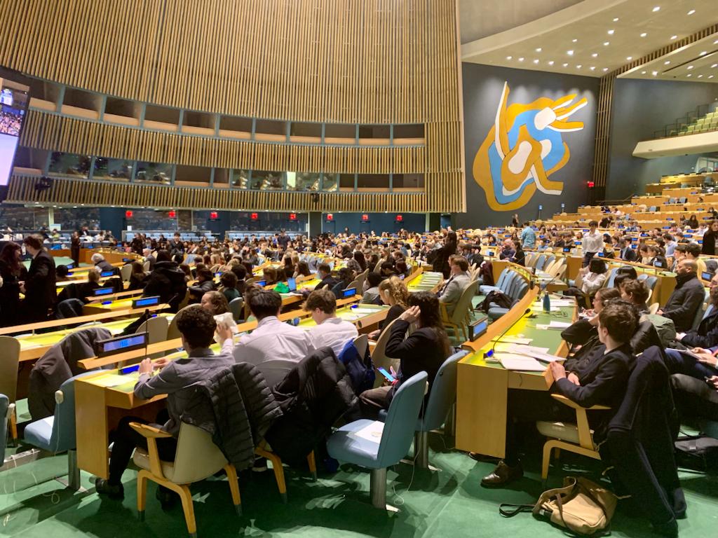 Portugal_UN's tweet photo. Portugal was pleased to join Qatar, Mexico &amp; Canada for the Ambassadorial segment of the UNIS - UN Conference, to share national perspectives on access to #Education.

🇵🇹 also shared views on how education is changing today &amp; what tools will future generations need to succeed. https://t.co/2BMq1UYLDC