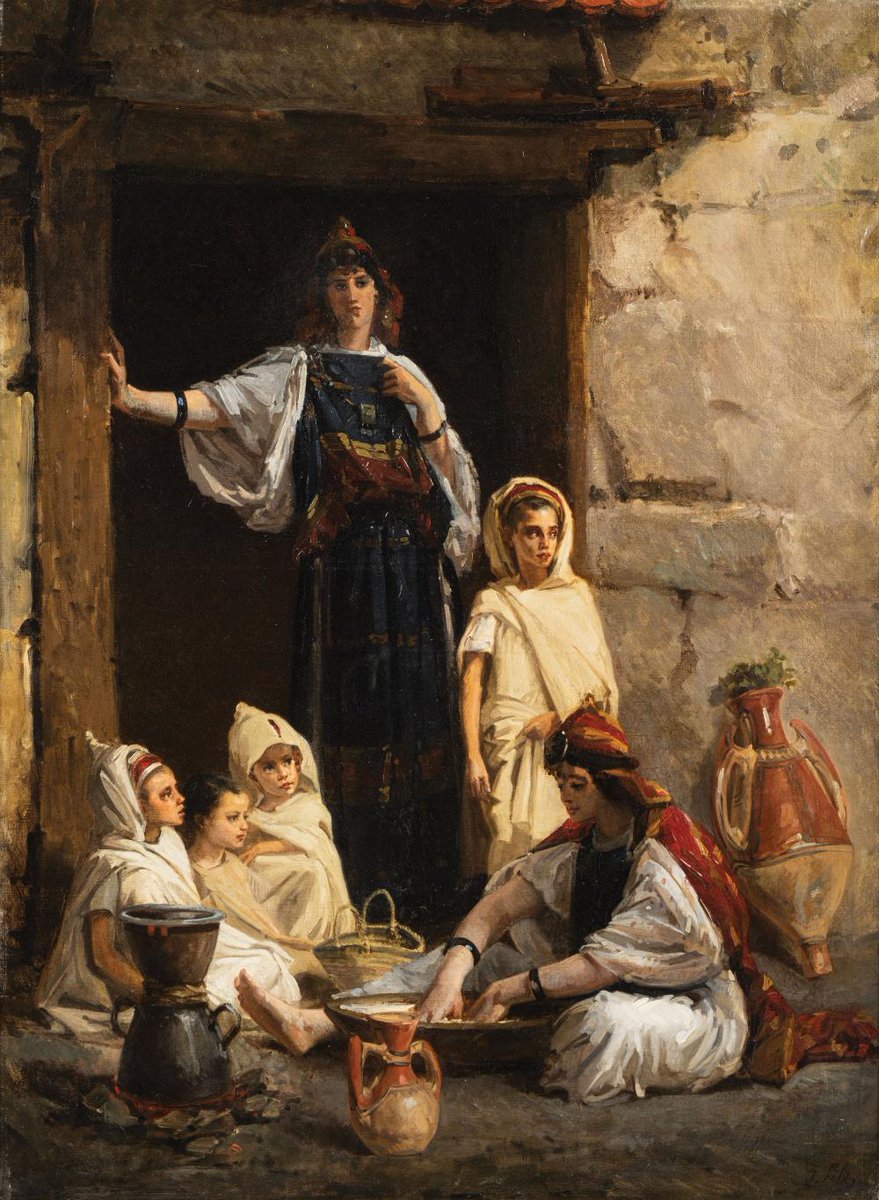 Dzair History on Twitter ""Jeune femme Kabyle préparant le couscous