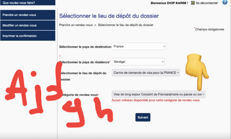VCoussinet's tweet photo. Et pour le #visa de conjoint.e de français.e, vous comptez faire quoi @FranceoSenegal  pour débloquer les rdv ? Merci de vous mobiliser pour les couples binationaux comme vous le faites pour les expats ! @Interieur_Gouv @Senat @AndyKerbrat @K_BenCheikh https://t.co/MPjk611mMK