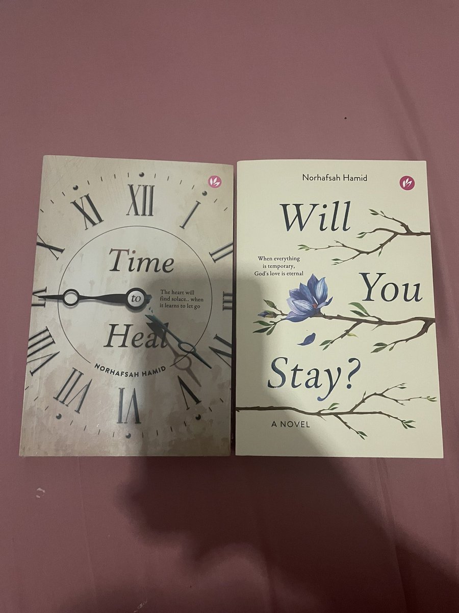 rubyskyb's tweet photo. Hello! I nak letgo dua novel ni. Time Heal tu masih sealed berplastik. I nak jual combo ni RM47  je. (NP: RM30 each) 

Prefer COD around Shah Alam 

Reason nak jual: Need some pocket money ;( 

Help me RT please 🙏🏼 Tq in advanced! 🥰  

@twt_buku https://t.co/Mr5fXKIATX
