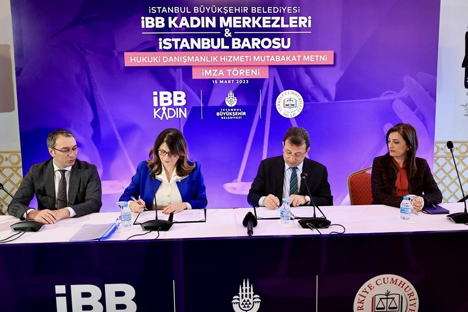istbarosu's tweet photo. İstanbul Barosu ve İstanbul Büyükşehir Belediyesi (İBB) Kadınlara Hukuki Destek İçin Mutabakat İmzaladı
https://t.co/SE9lDgtmZk
#istanbulbarosu #ibb #isadem #kadın #hukuk @istbarosu @istanbulbld @AvFilizSarac @ekrem_imamoglu https://t.co/F238QKPSSQ