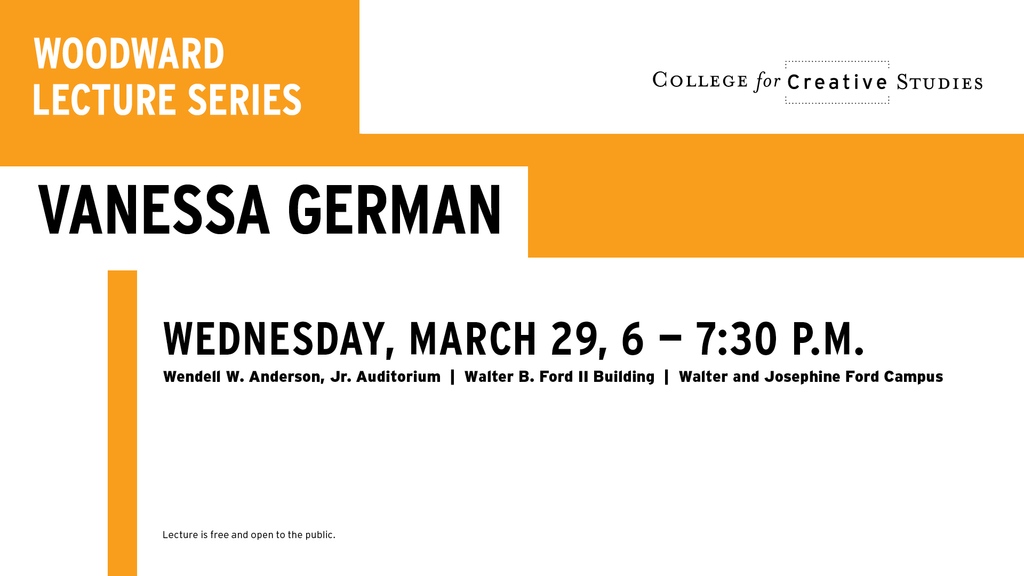 CCS_Detroit's tweet image. 🗓️ Join us March 29 for vanessa german&apos;s #WoodwardLectureSeries 🗓️
l8r.it/Xryx
vanessa german is a self-taught citizen artist based in Pittsburgh, working across sculpture, performance, communal rituals, immersive installation, &amp;amp; photography. ✨