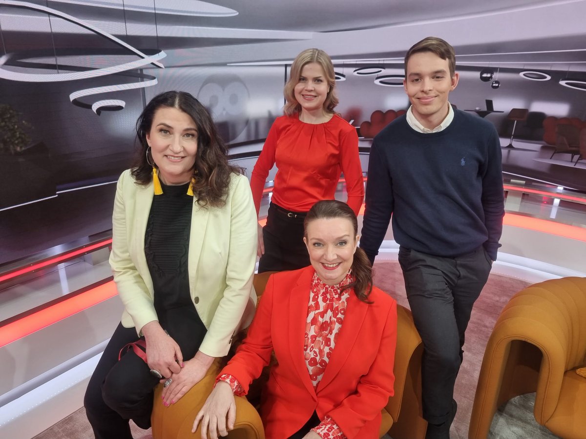 Kohta lähtee! 
MTV:n Puheenjohtajatentti: etkot, tentti &amp; jatkot kello 19.30 alkaen <a href="/mtvkatsomo/">MTV Katsomo</a> 
<a href="/MTVUutiset/">MTV Uutiset</a> 
<a href="/EevaLehtimaki/">Eeva Lehtimäki</a> <a href="/alecneihum/">Alec Neihum</a> <a href="/AntoniaBerg/">Antonia Berg</a> 
#vaalit2023 
#puheenjohtajatentti