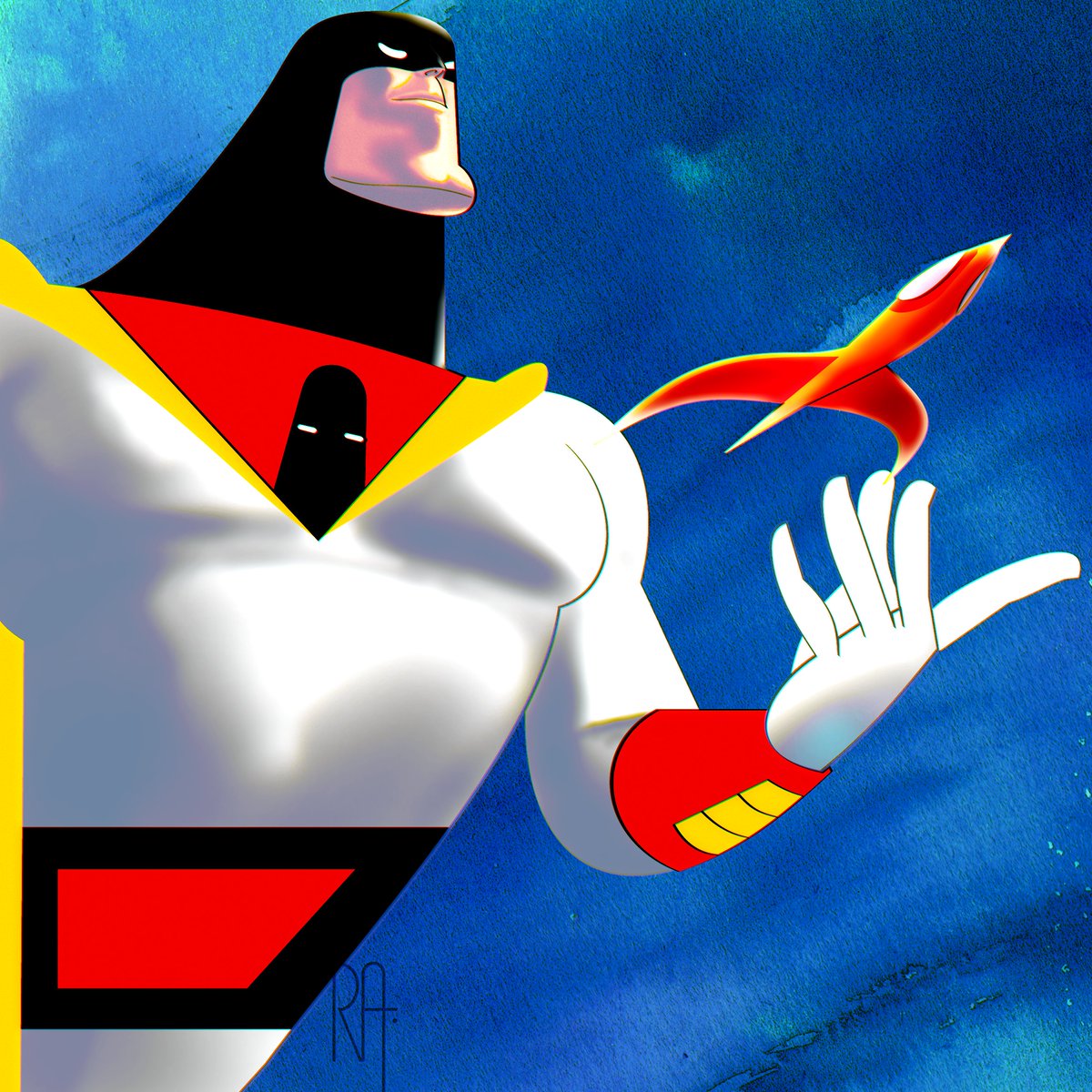 RICARDO_A_72's tweet photo. #61. RA and SPACE GHOST (1966)

#SPACEGHOST #HANNABARBERA #CARTOONS #THE60S #RA_ILLUSTRATES https://t.co/z6b0B6lynu