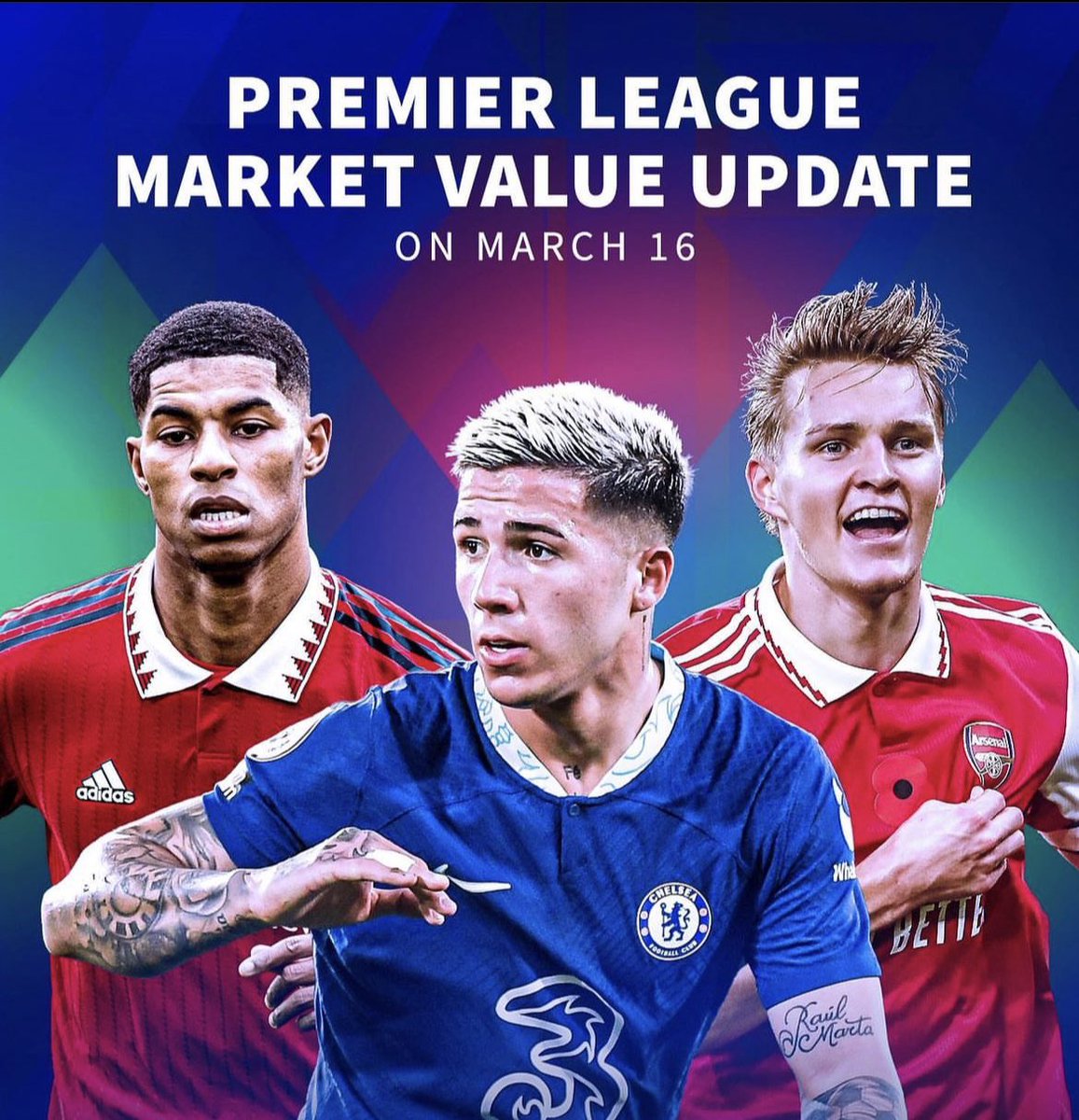 vinzs03's tweet photo. 🚨Watch out for the New Market Value Update in the Premier League tomorrow at @transfermarkt ! 👀
What will the Arsenal boys get? ❤️🤍
Who deserves an upgrade? 🤔
#MVUpdate #PL #Arsenal #Transfermarkt https://t.co/HPOuKmY8Nn