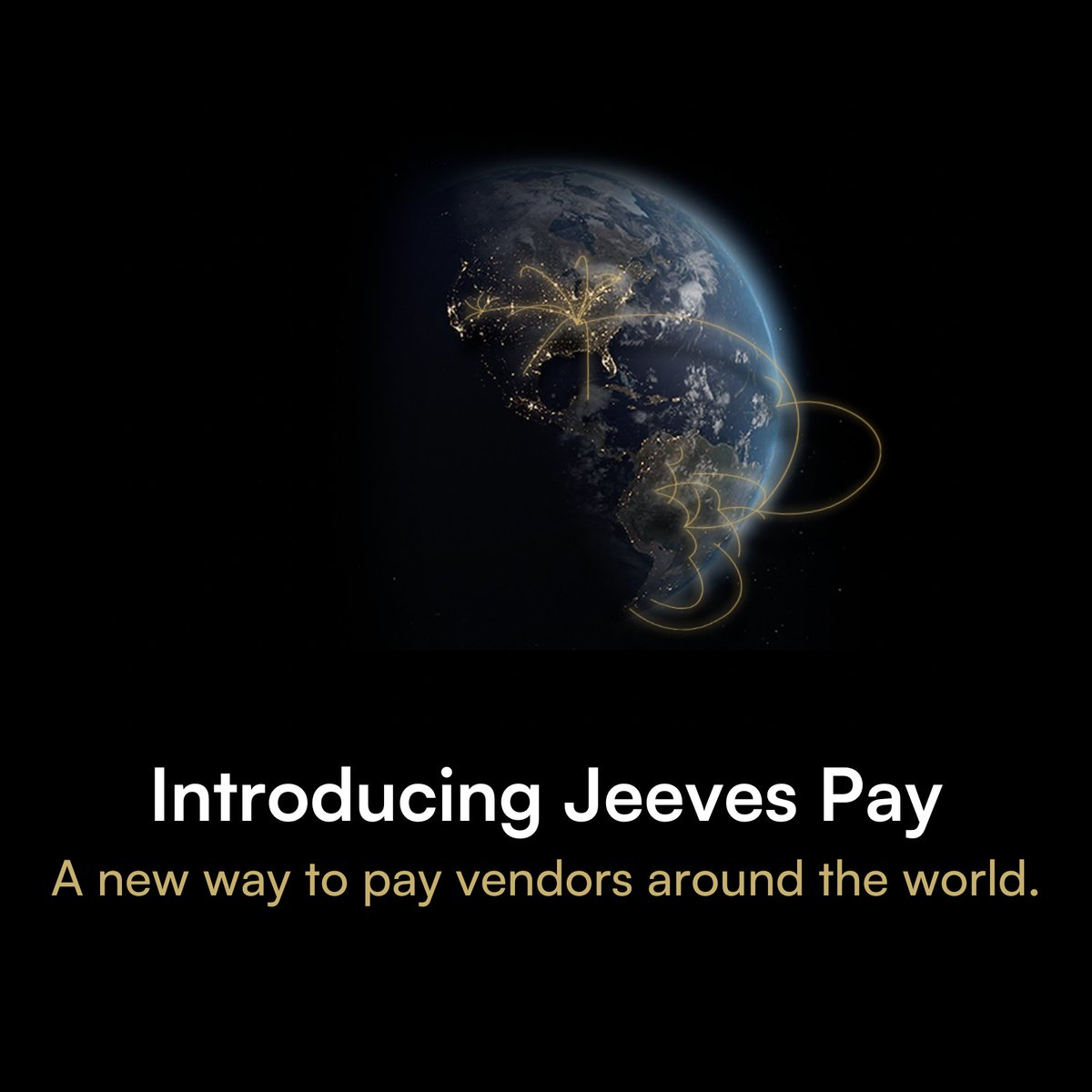 🎉 Jeeves Pay is now available 🎉

Jeeves Pay is a credit-backed payment solution for growing companies around the world. Businesses can instantly fund and send payments to local and cross-border vendors within one click. 

tryjeeves.com/blog/introduci…