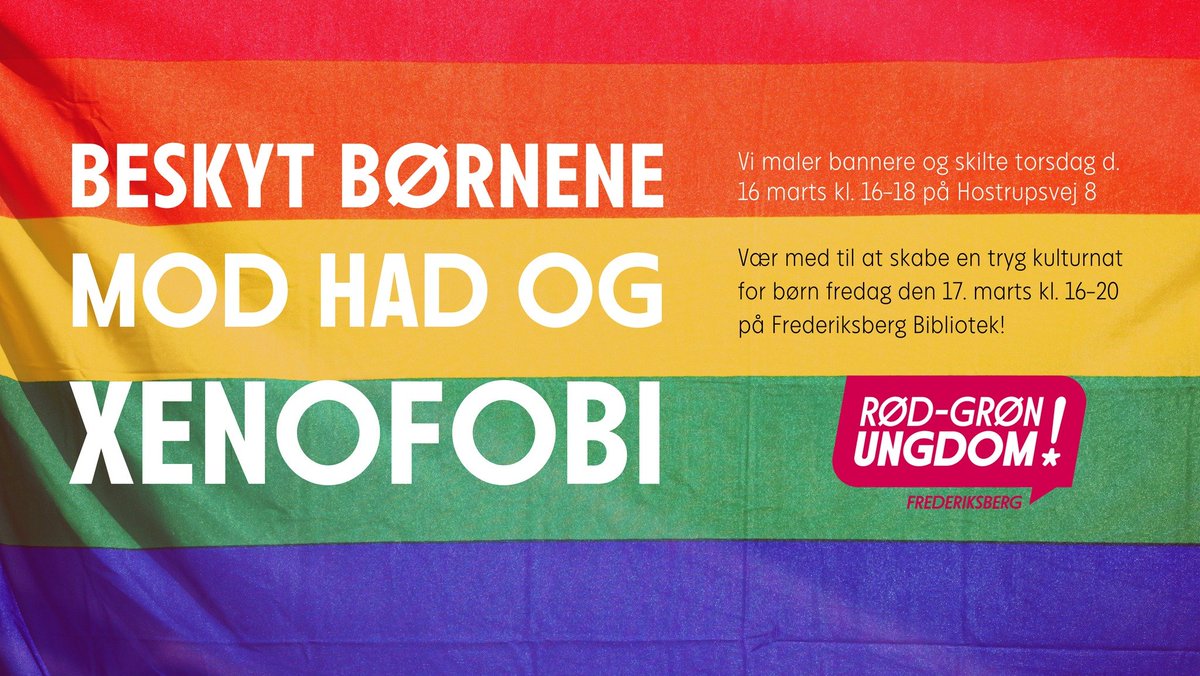 emil_samaras's tweet photo. Anbefaling: Mød op foran Frederiksberg bibliotek på fredag kl 17 og støt, at børn godt må se en person i drag 💛 https://t.co/RNtmIGnfPO