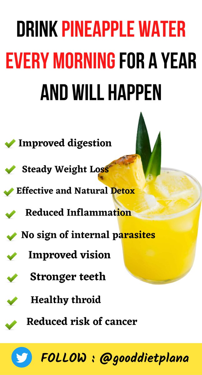 gooddietplana's tweet photo. "Just tried pineapple water for the first time and it's so refreshing! Not only does it taste great, but pineapple is also packed with nutrients like vitamin C and bromelain. Perfect for staying hydrated and healthy ππ¦ #pineapplewater #healthylifestyle #weightloss https://t.co/oE7HRl42ww