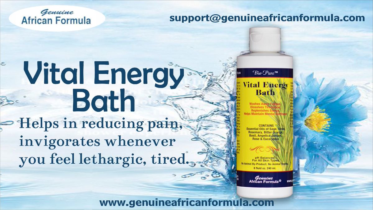 AfricanFormula's tweet image. Vital Energy Bath Soak 8oz Is an ancient herbal bath. Order only $12.75 at your door step delivery. 
shop here - bit.ly/3YQ9QpH

#VitalEnergyBathSoak8oz #GenuineAfricanFormula #NineHerbsTreatment #SkinCare #BotanigelSkinTreatment #Skin #NaturalSkin #HealthySkin #Natural