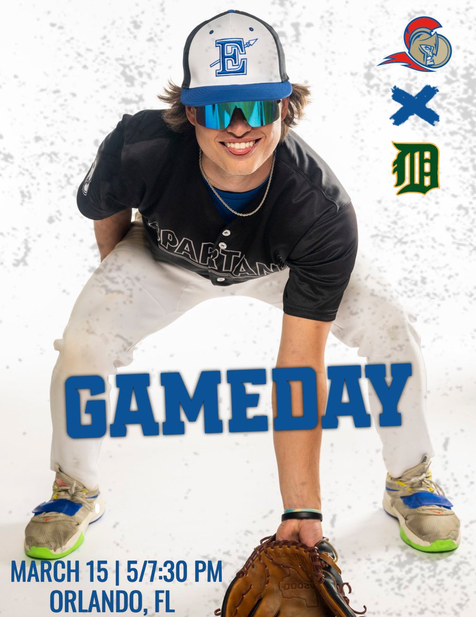 ElginSpartans's tweet photo. GAMEDAY
@ElgCCBaseball1 vs No. 17 @delgadodolphins
📍 Orlando, Fla.
⏰ 5/7:30 PM CST
📊 https://t.co/mTpWYLkZXB https://t.co/j8Np88za3u