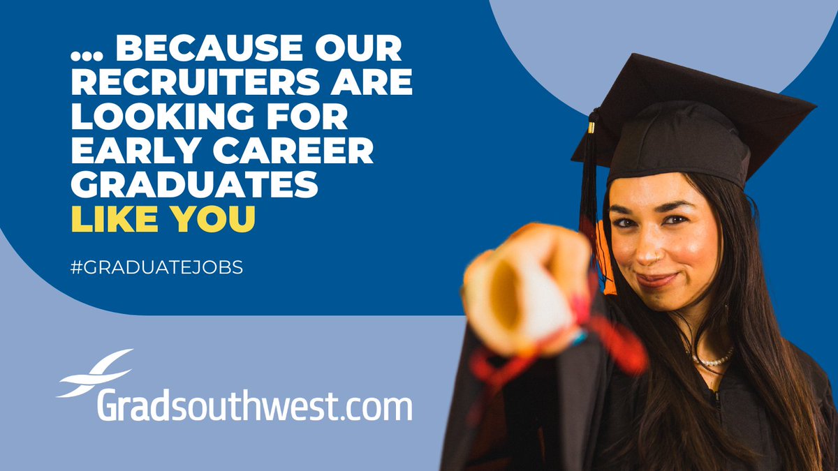 GradSWJobs's tweet photo. π Why visit https://t.co/loA6GKO6Br (the graduate job board for SW England)?
#graduatejobs #gradschemes #graduates #undergradutes #students #finals #graduation #graduaterecruitment https://t.co/Z0uuRwVHlk