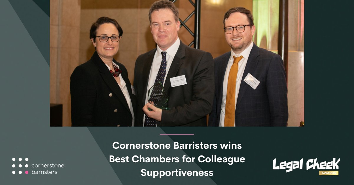 Cornerstone Barristers tweet media