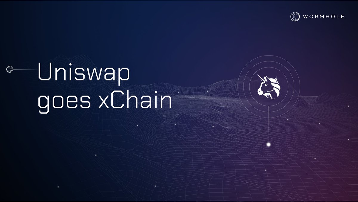 wormhole's tweet photo. 1/

📣 Wormhole Wins Uniswap Community Vote

@Uniswap, the leading DEX on Ethereum, is expanding its reach to @BNBCHAIN &amp; the Uniswap community voted in favor of Wormhole to enable users on BNB Chain to participate in the Ethereum-based governance process 🗳️

All details 👇 https://t.co/zdhihSMMam