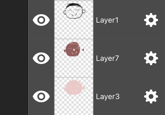 いままでの影の付け方(完全にペイント人力車) 