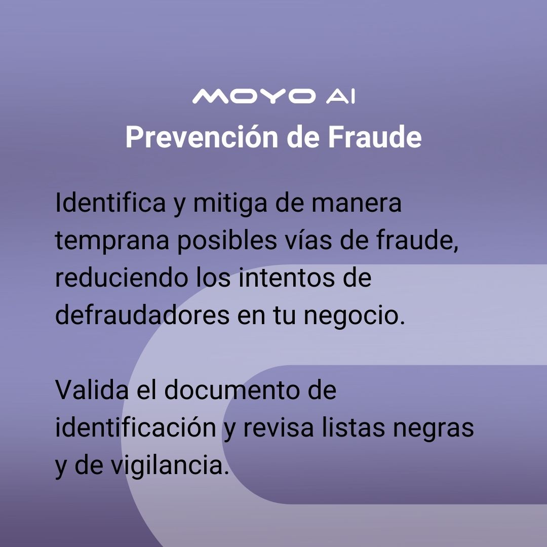 moyoAI's tweet photo. Conoce las diferentes soluciones de #MoyoAI: #KYC #ScoreCrediticio #PrevencióndeFraude

No dudes en contactarnos. ¡Haz click en el enlace para obtener más información! https://t.co/ipSwVg91N1 https://t.co/TcvQclwMgP