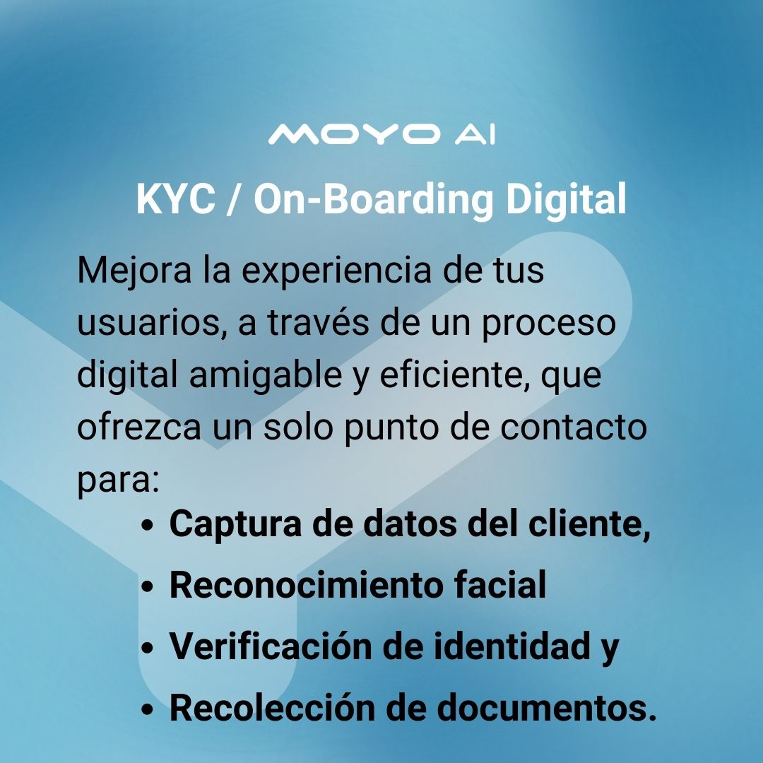 moyoAI's tweet photo. Conoce las diferentes soluciones de #MoyoAI: #KYC #ScoreCrediticio #PrevencióndeFraude

No dudes en contactarnos. ¡Haz click en el enlace para obtener más información! https://t.co/ipSwVg91N1 https://t.co/TcvQclwMgP
